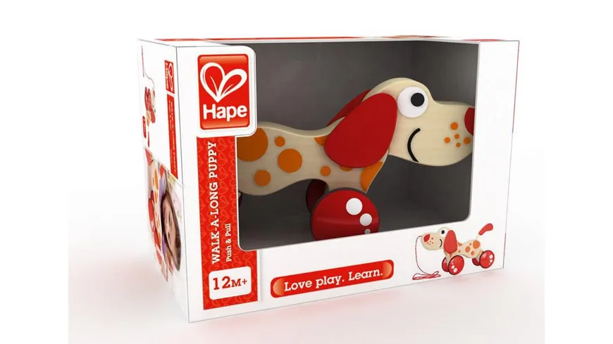 Hape E0347 - Nachziehhund 