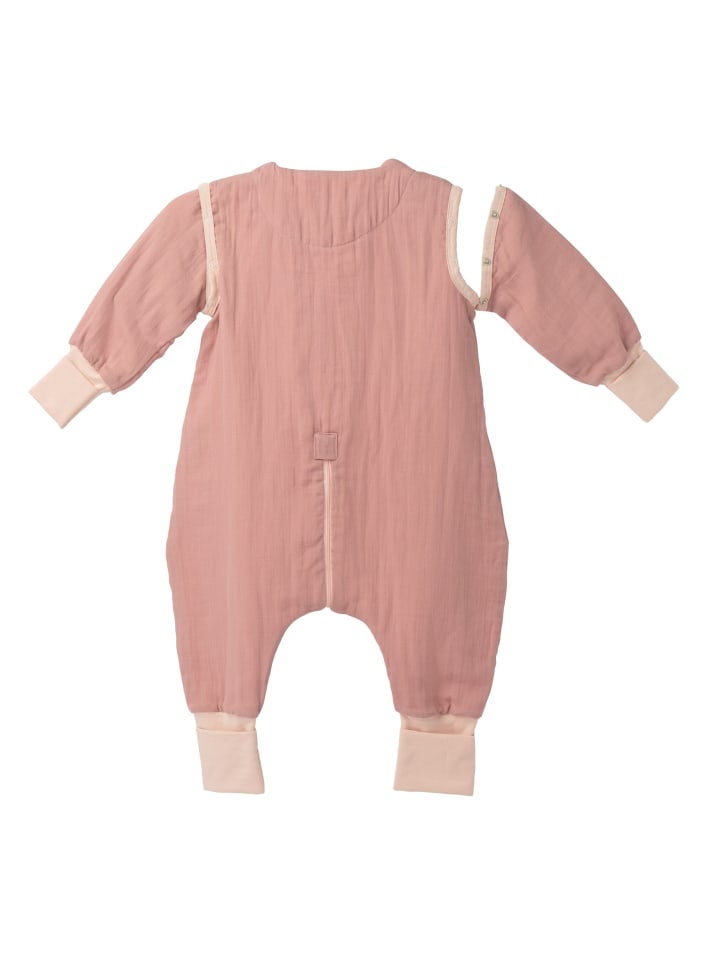 Mababu Schlafsack 0.5 TOG aus Bio-Baumwolle Musselin in dusty rose günstig kaufen