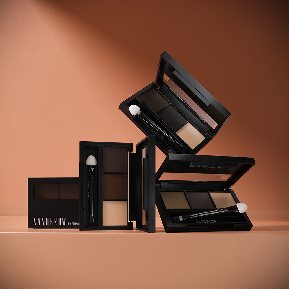 Nanobrow Eyebrow Powder Kit Dark 4 g