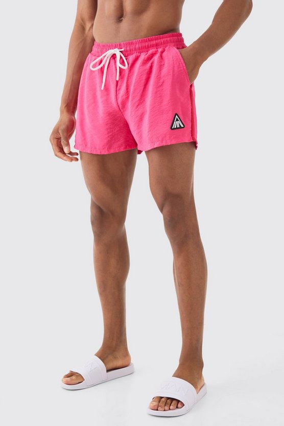 Super kurze Man Badehose in Knitteroptik