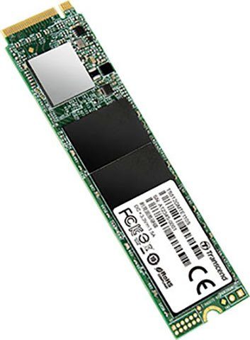 Transcend MTE110S PCIe SSD 256GB interne SSD (256 GB) 1600 MB/S Lesegeschwindigkeit, 1100 MB/S Schreibgeschwindigkeit