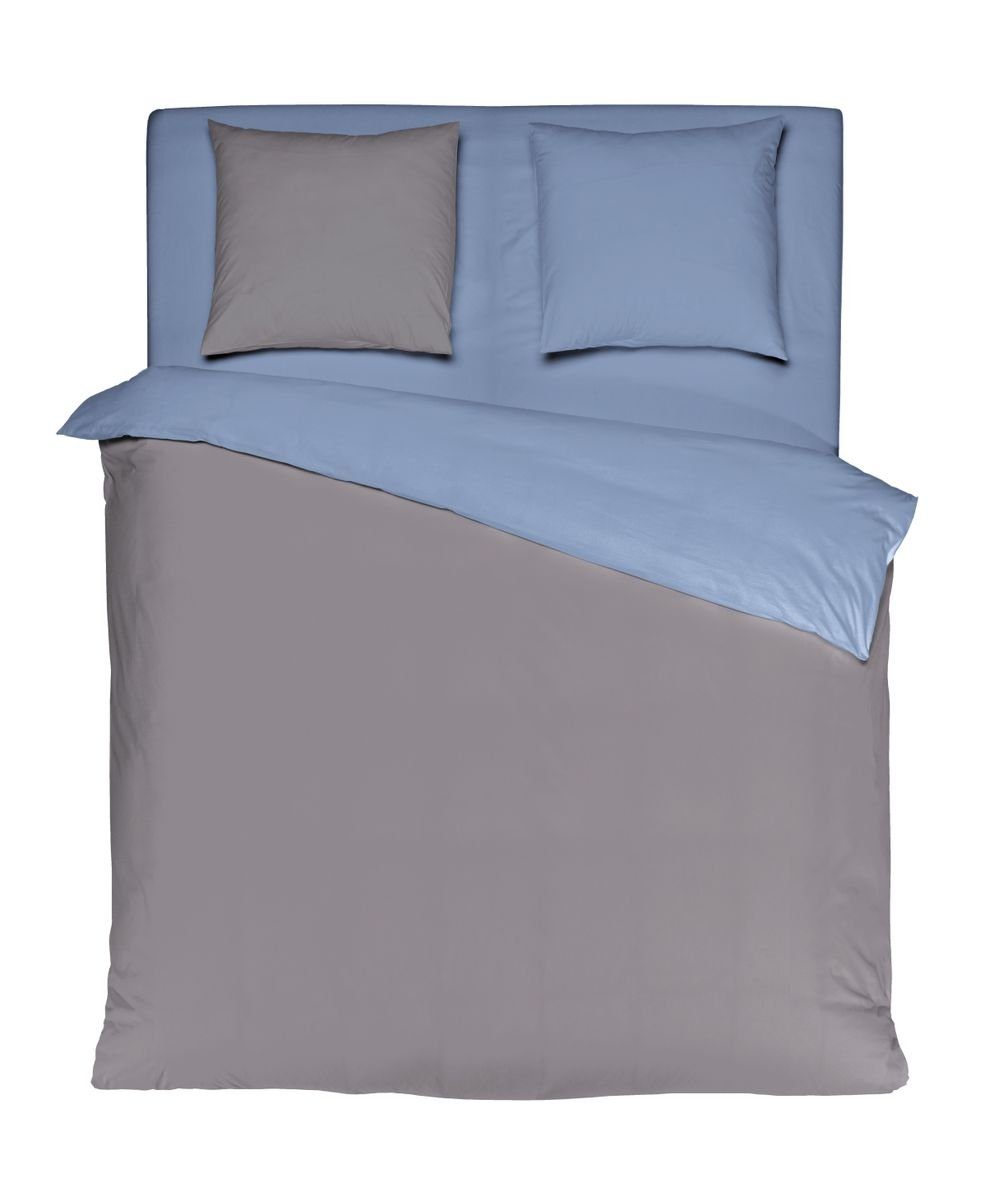 Wendebettwäsche Uni Einfarbig Wende Bettwäsche Mistral Home Edel Perkal große Auswahl, mistral home, Perkal, 2 teilig, versch. Farben, wunderschöne Wendebettwäsche,100% ägyptische Baumwolle