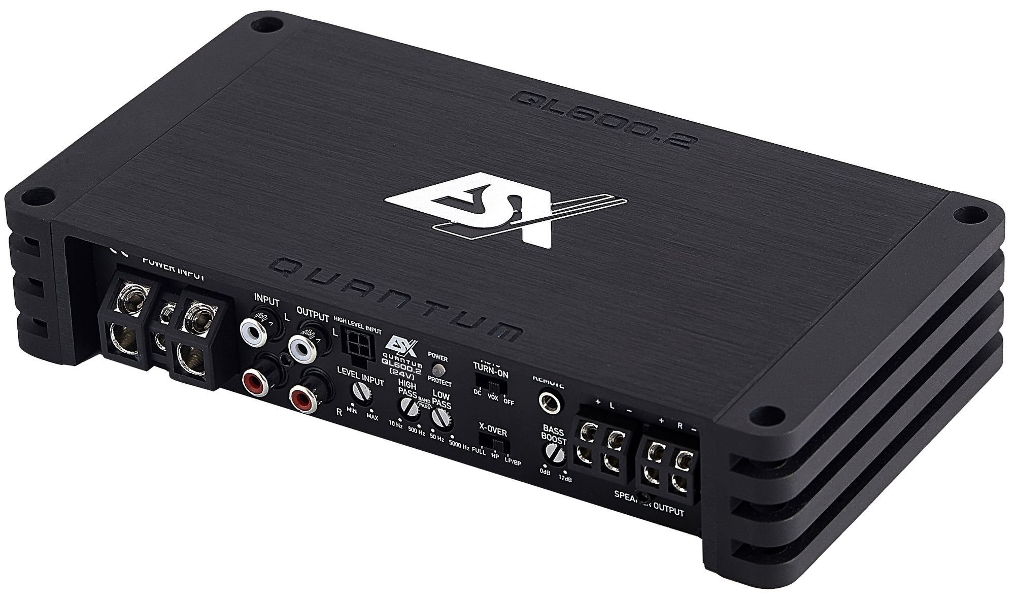 ESX QL600.2-24V LKW 2-Kanal Verstärker brückbar 24 Volt ClassD Digital Verstärker (Anzahl Kanäle: 2-Kanal)