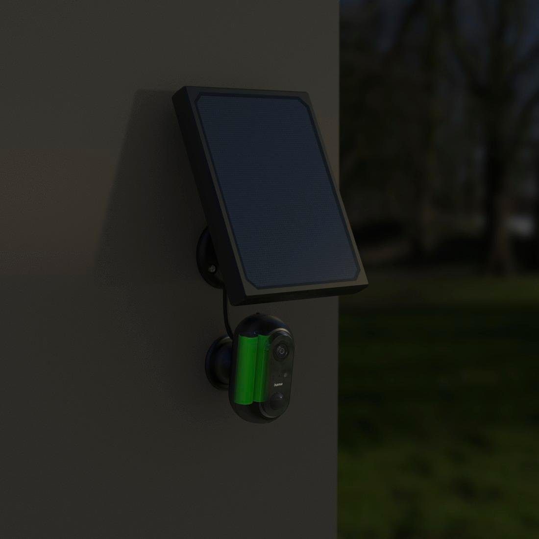 Hama WLAN Kamera Outdoor (App, Solar, Nachtsicht, Bewegungsmelder, Live) Smart Home Kamera (Außenbereich, Innenbereich)