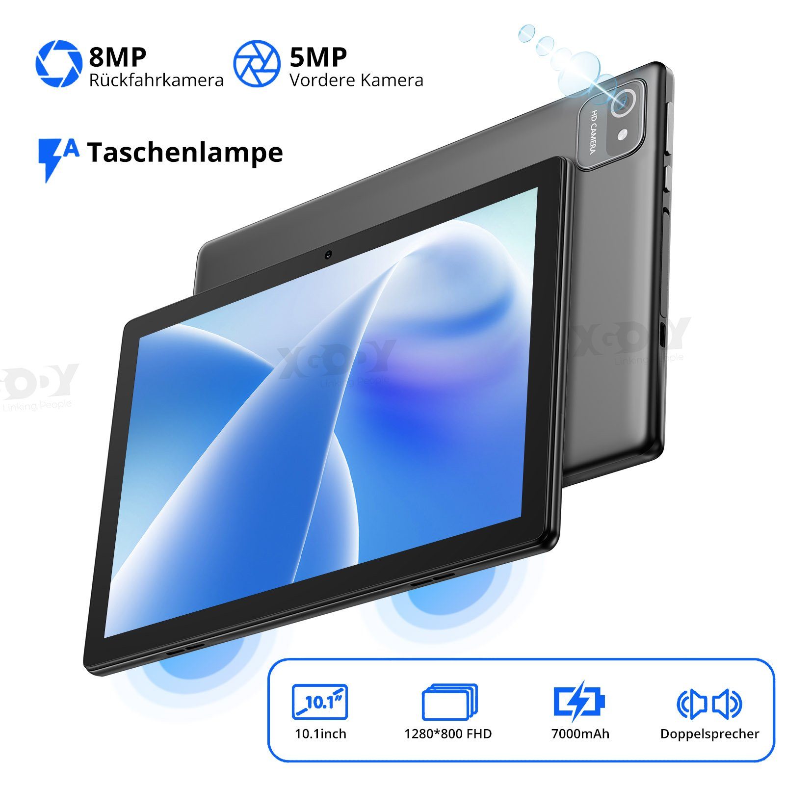 XGODY N01 Pro, (4G+6G) RAM, 256 ROM Tablet (10,1