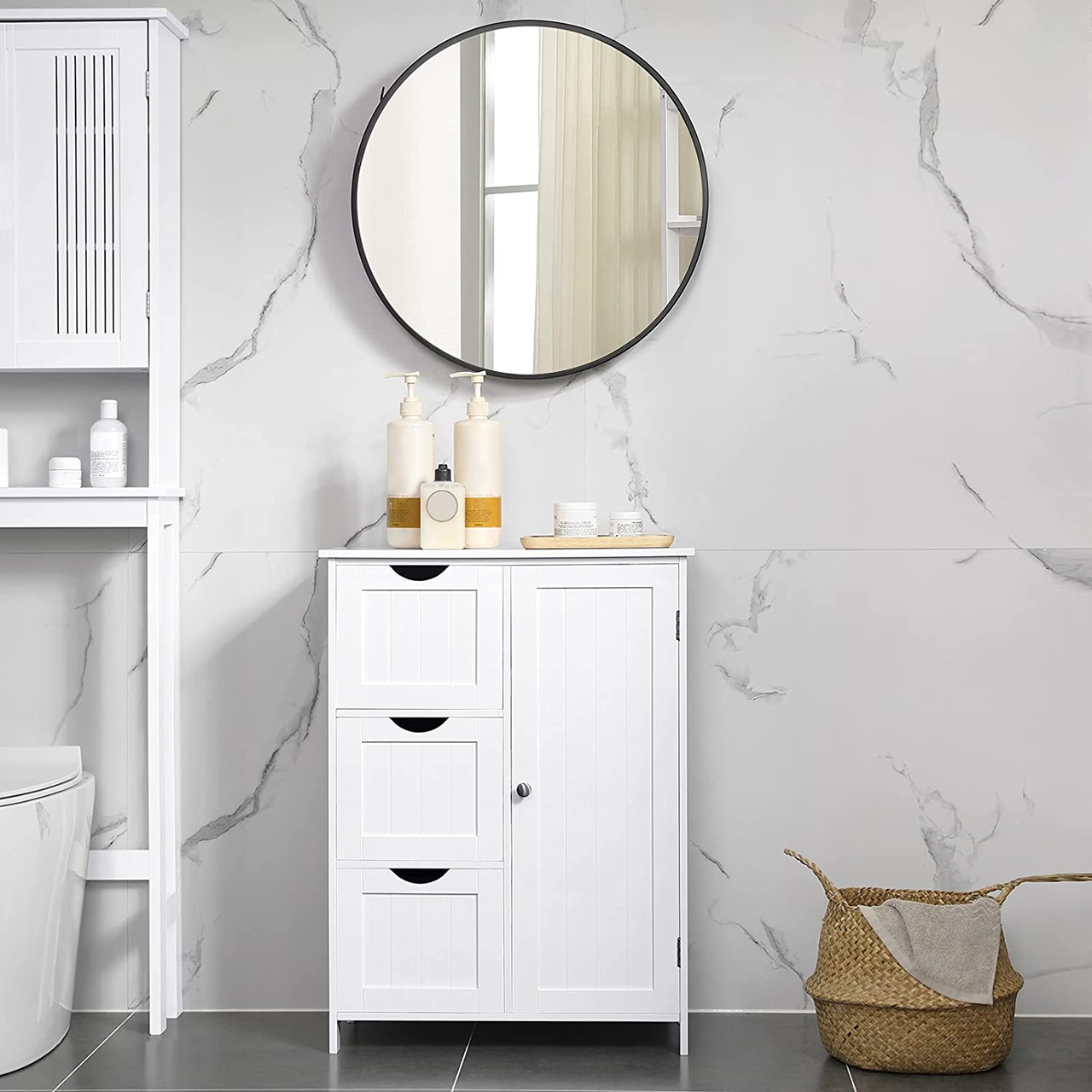Vasagle Badezimmerschrank, 60 x 30 x 81 cm