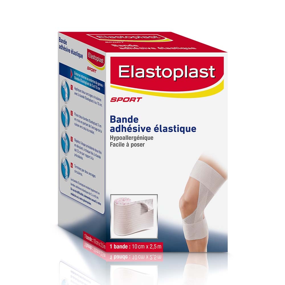 elastoplast Elastoplast Bande Adhésive Elastique - 10cm Bandes Adhésives