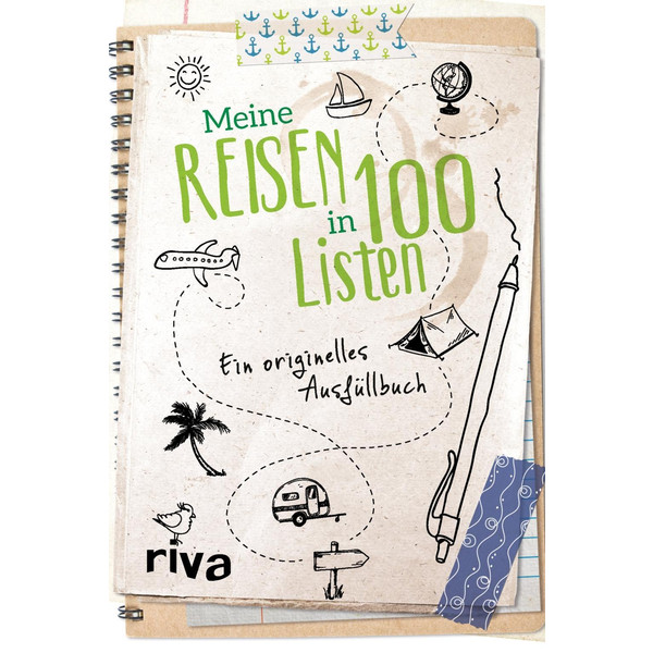 Meine Reisen in 100 Listen - Notizbuch