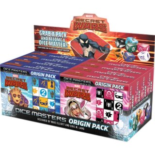 Marvel Dice Masters: Secret Wars Origin Packs Display (8) (EN) [ORDERUNIT]