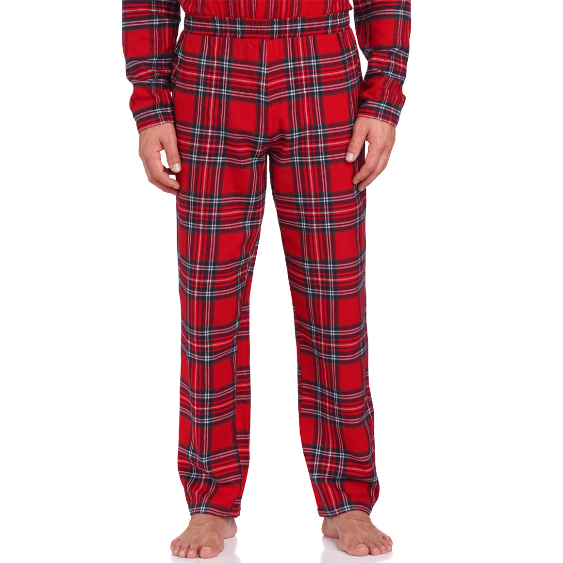 Micky Maus Weihnachtsschlafanzug zweiteilig rot / dunkelblau
