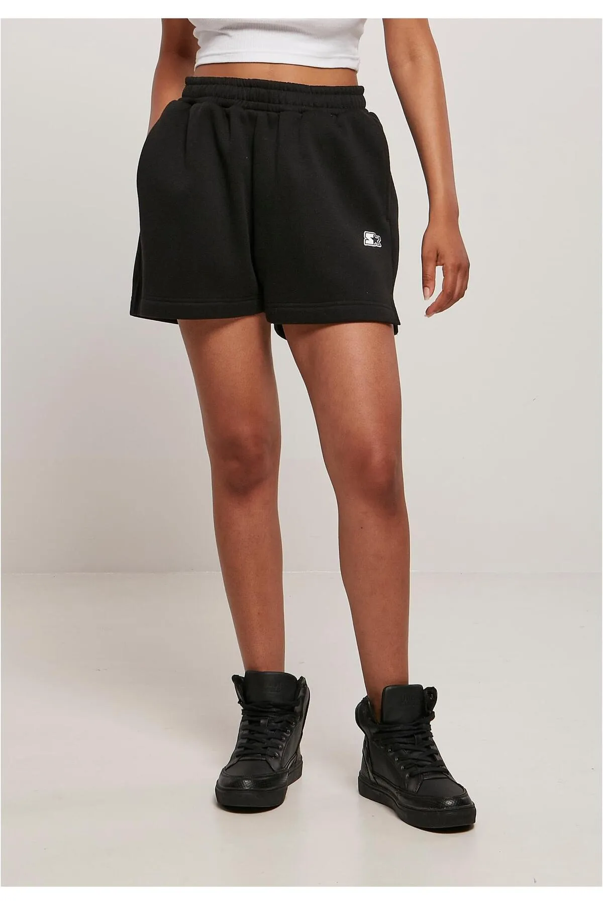 Starter  Kurze Sporthose - Schwarz - Mittlerer Bund