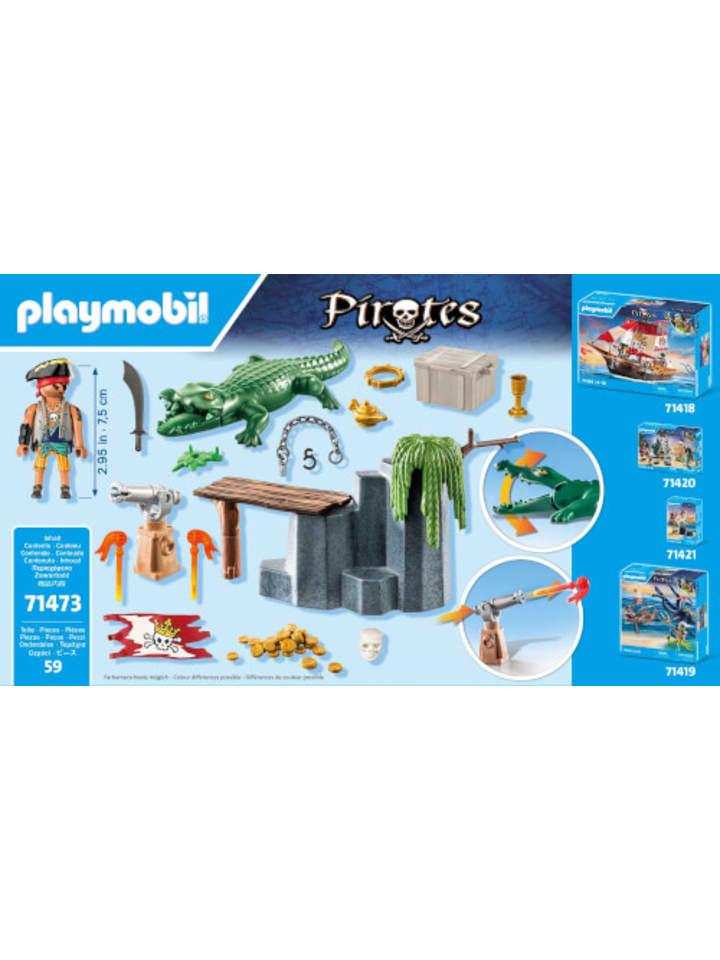 Playmobil Spielfigur Set Piraten - Pirat mit Alligator günstig kaufen onesize