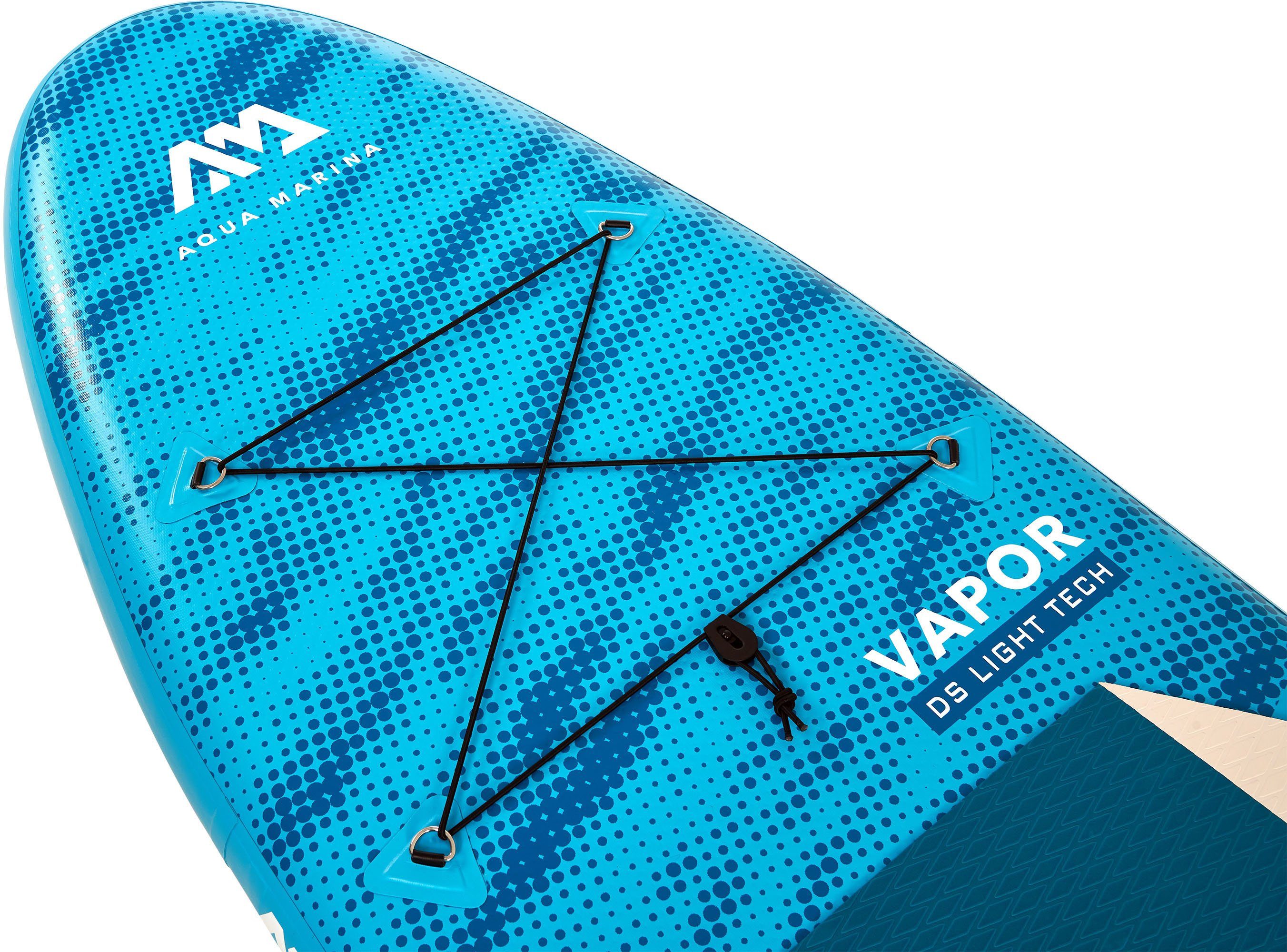 Aqua Marina SUP-Board Vapor iSUP BT-21VAP, (Set, 6 tlg., mit Paddel, Pumpe und Transportrucksack)