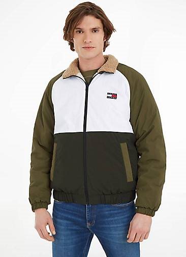 TOMMY-JEANS Herren Wendejacke TJM REVERSIBLE SHERPA JACKET