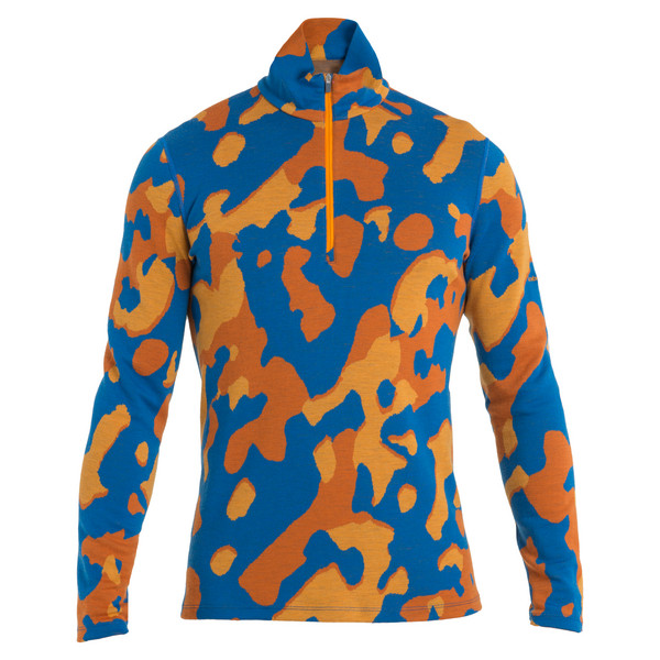 M MERINO 260 VERTEX LS HALF ZIP NATURAL CAM Herren - Funktionsunterwäsche