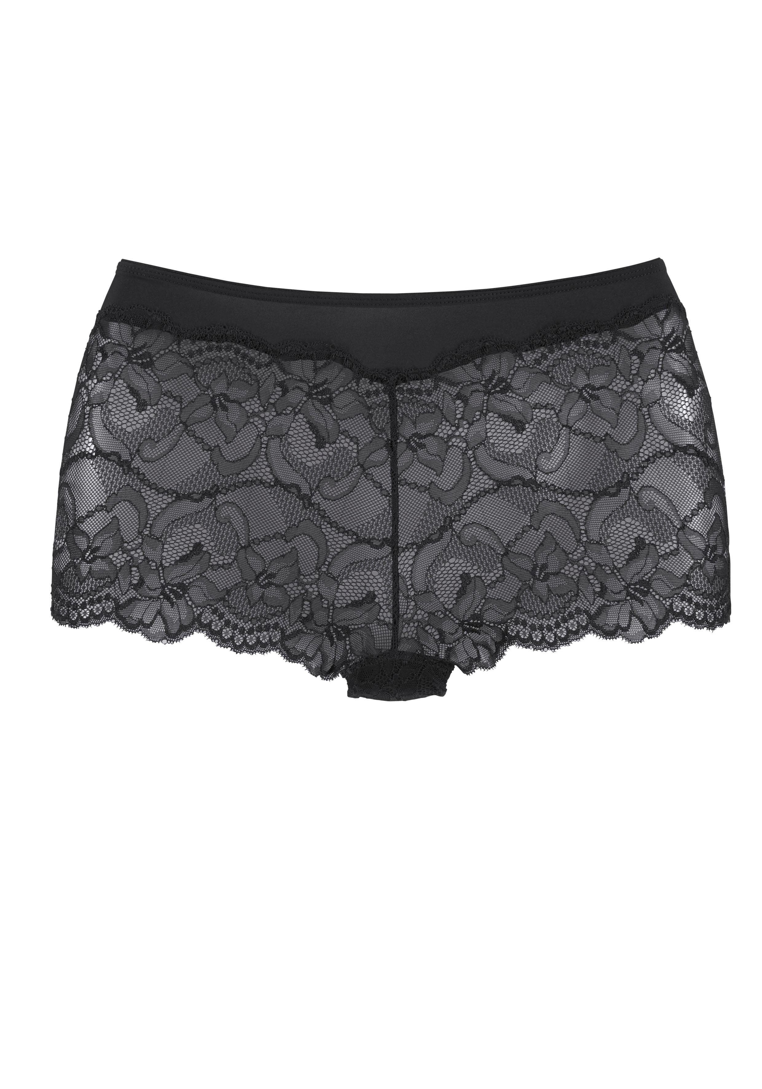 Vivance Panty (Packung, 2-St) weiches Microfaser Bündchen und zarte Spitze