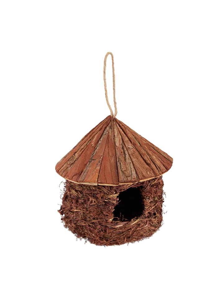 relaxdays Vogelnest in Braun günstig kaufen onesize