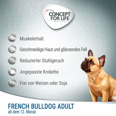 Concept for Life Französische Bulldogge Adult