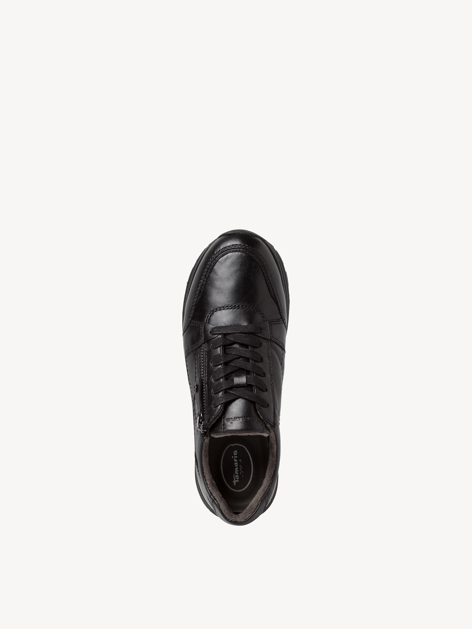 Basket en cuir - noir