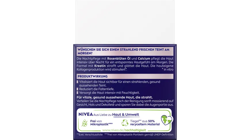 NIVEA VITAL strahlender Teint regenerierende Nachtpflege 50 ml