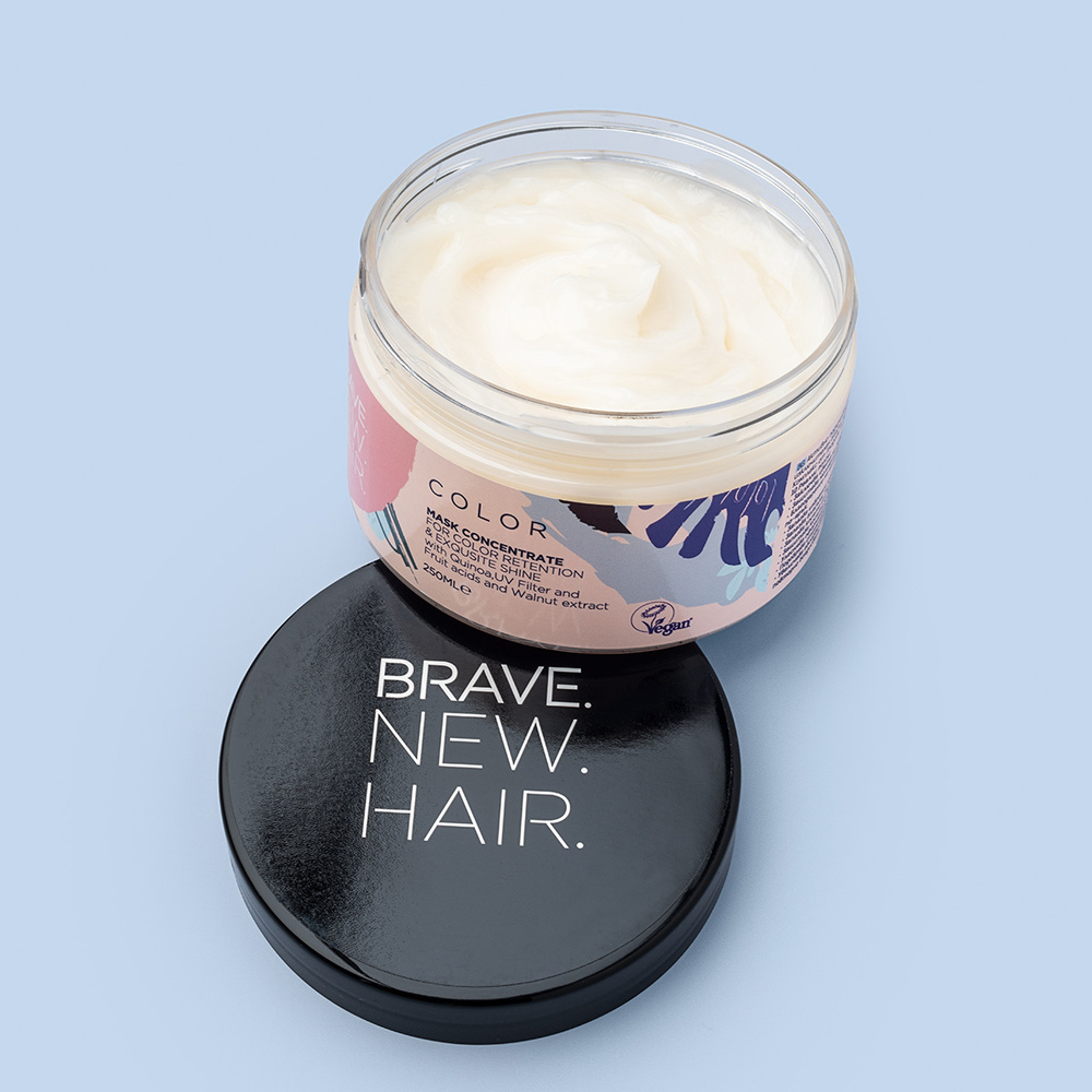 brave new hair Color Masque concentré boosteur de couleurs pour une brillance incomparable