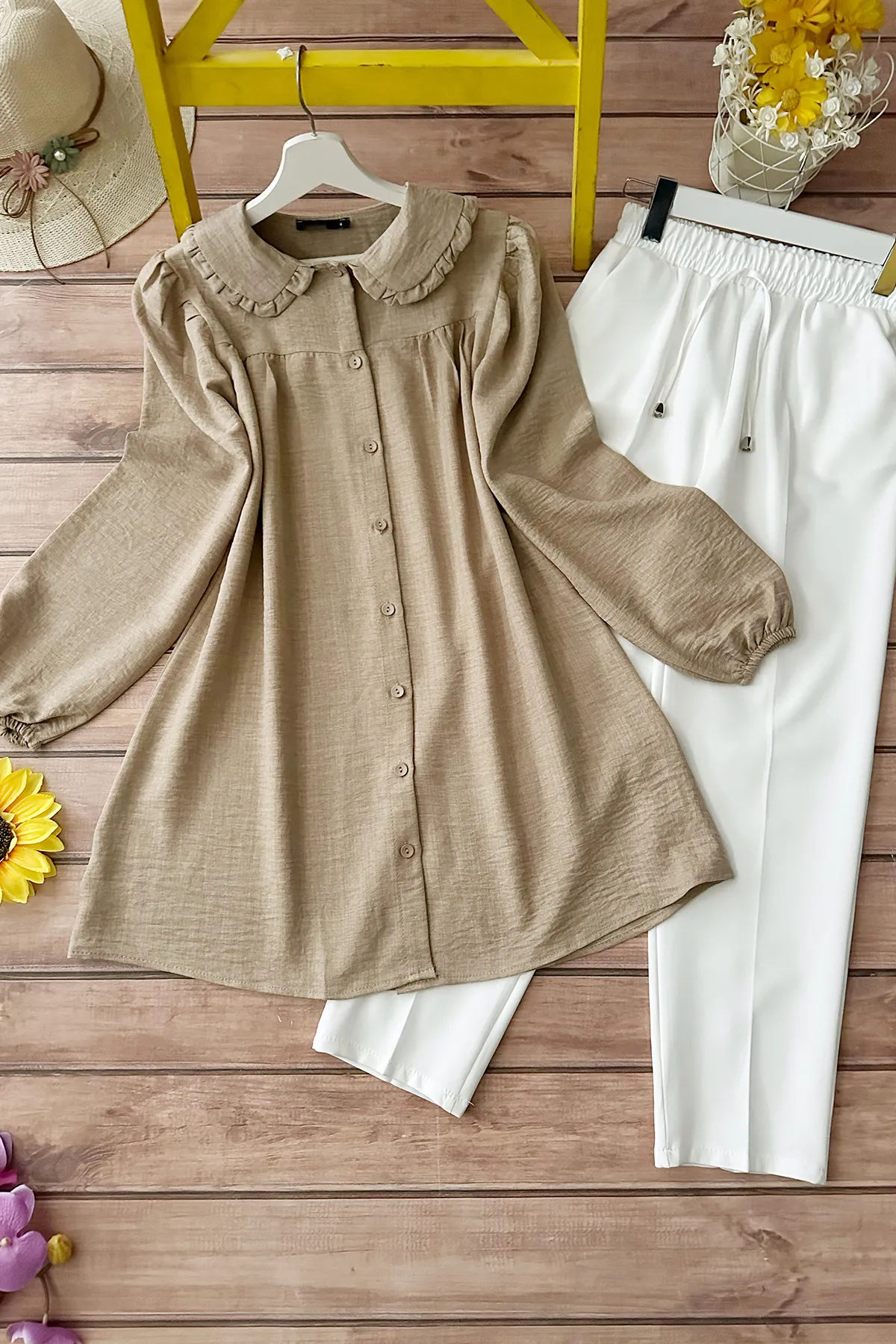 MODAQU  Zweiteiler - Braun - Regular Fit