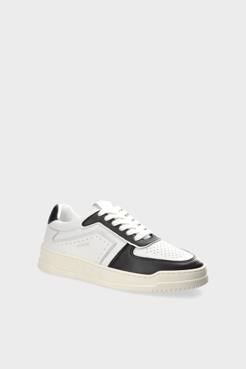 CPH164M leather mix white/black