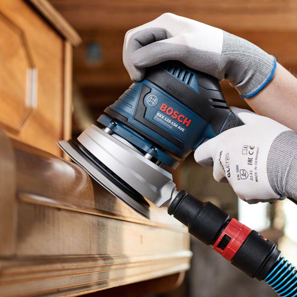 Lixa BOSCH Delta 93 mm, cores mistas, com 6 furos para velcro, para madeira e tinta C470 – 5 unidades