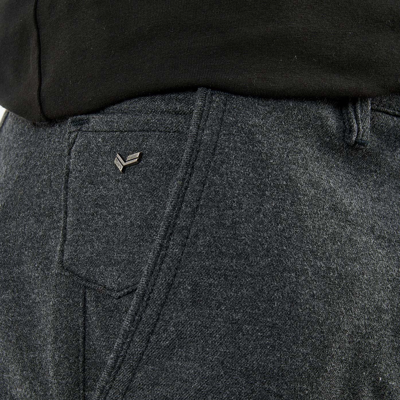 IRWIX  Jean slim relaxed gris homme