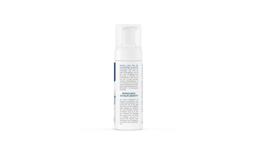 SALTHOUSE Totes Meer Therapie Reinigungsschaum Sensitiv 150 ml