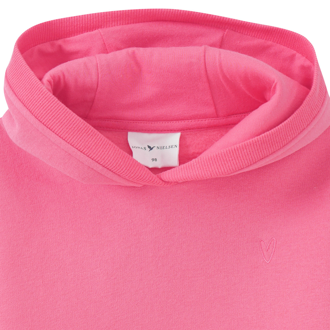 Mädchen Hoodie mit Herz-Stickerei