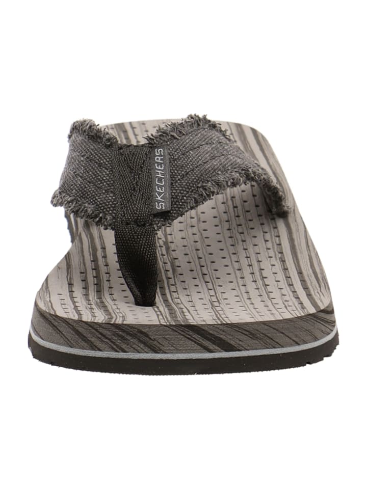 Skechers Zehentrenner in Schwarz günstig kaufen