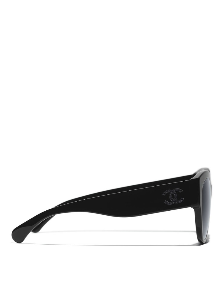 Ochelari de soare rotunzi Chanel