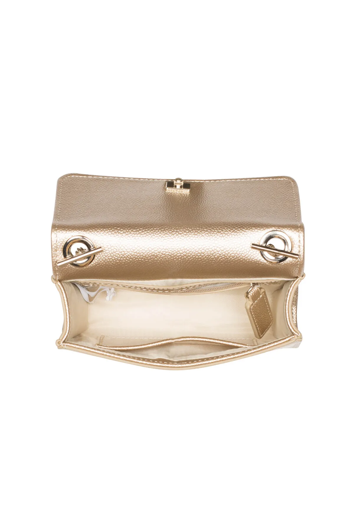 1'ASLAN  Valentino Bags Divina Damen Umhängetasche Gold Vbs1r403goro