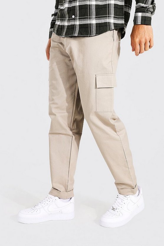 Tall Twill Cargo-Hose mit geradem Bein
