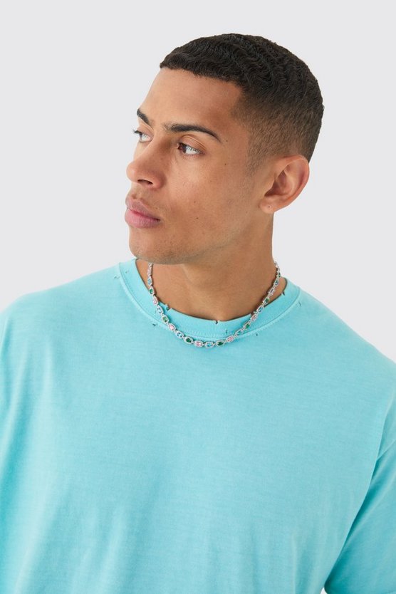 Zerrissenes Oversize T-Shirt