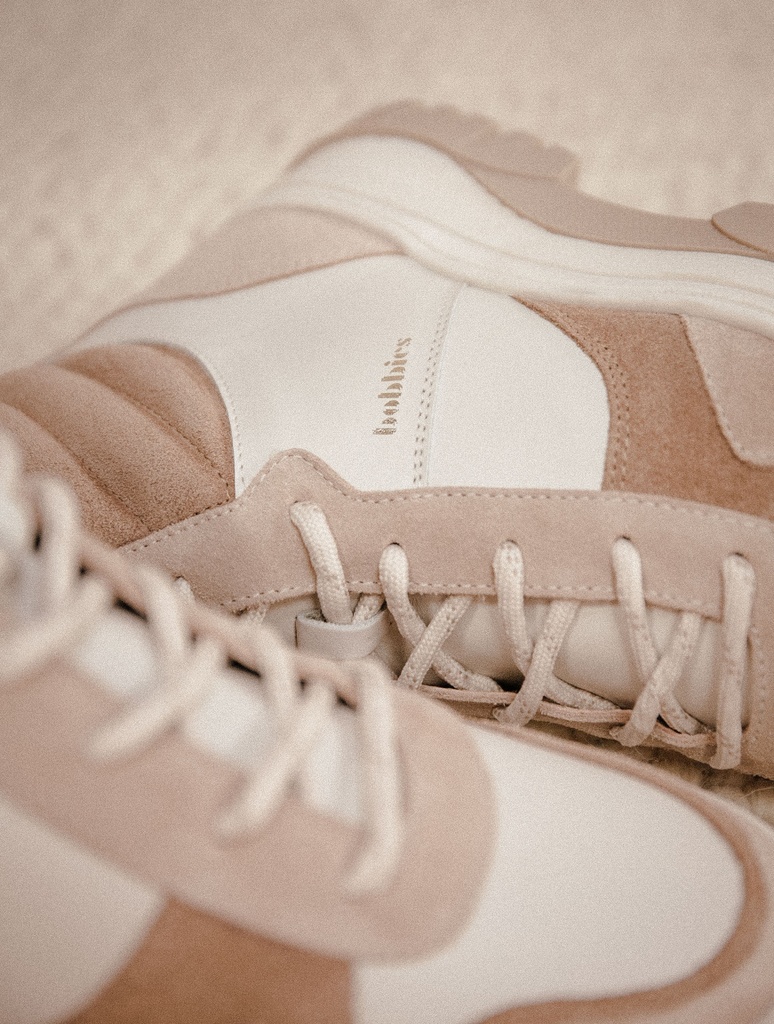Tomi - Blanc Cassé & Taupe Mohair