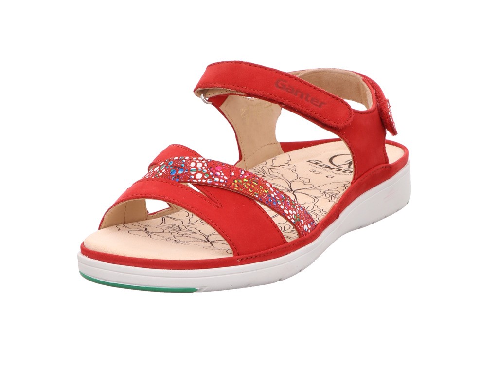 GANTER Klassische Sandalen rot Gina