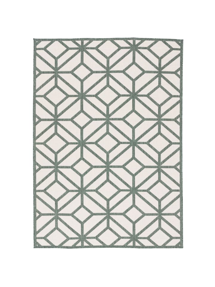 Pergamon In- und Outdoor Teppich Beidseitig Newport Trend in Groen günstig kaufen 140 x 200 cm