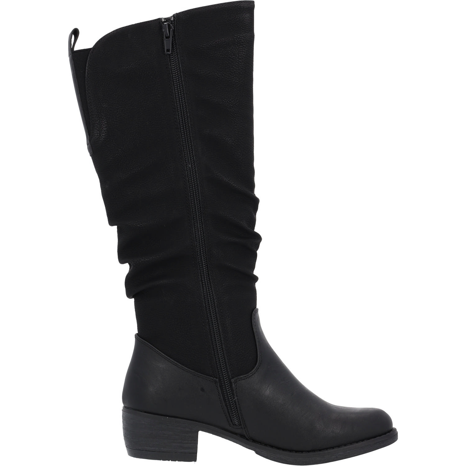 Rieker 93157, Stiefel, Damen, Schwarz (Braun/Schwarz)