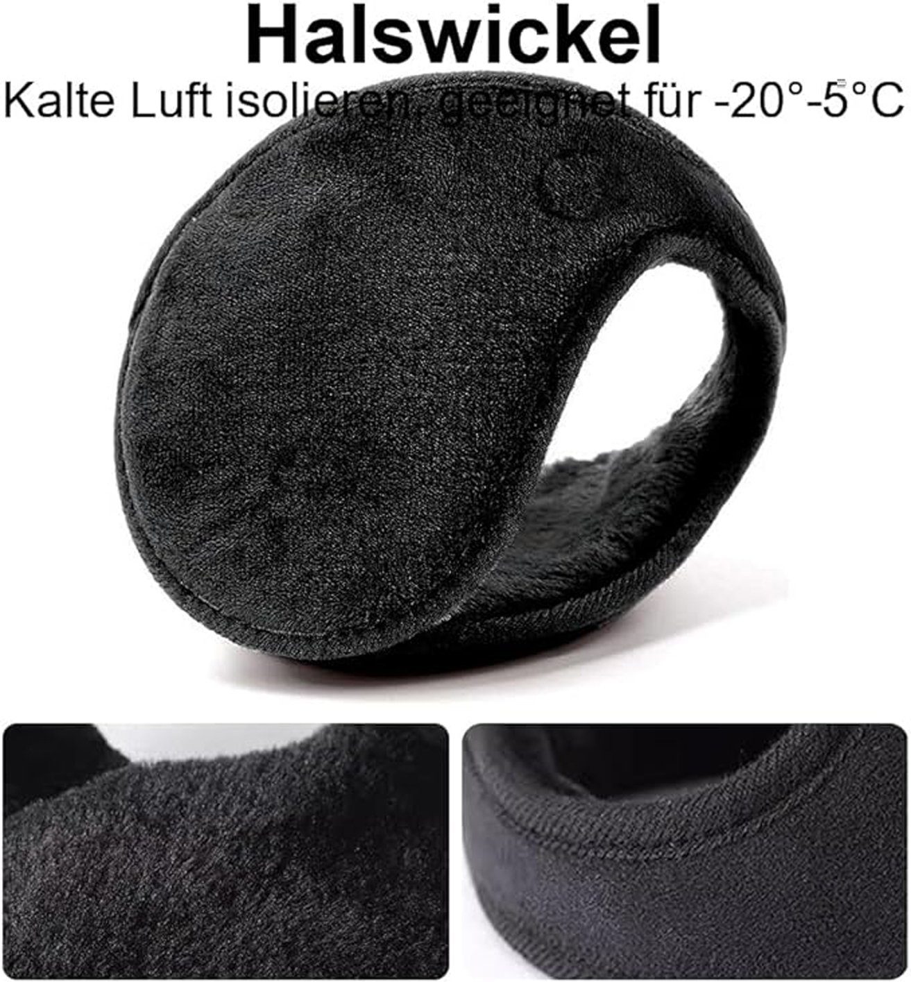 HOHEA H Ohrenwärmer Ohrenwärmer,Fashion Winter Unisex Ear Muffs,Plüsch-Ohrenschützer (1-St) Für Kälteschutz und Ohrenschützer OutdoorOhrenschützer Einheitsgröße