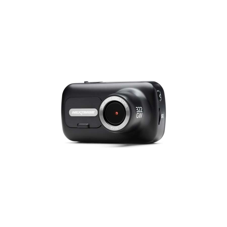 Nextbase Dashcam 322GW, mit Full HD, 2,5" Touchscreen, 1080p bei 60 FPS, 140° Weitwinkel, SOS-Notruffunktion, G-Sensor, GPS, Bluetooth 4.2, uvm. - ATU