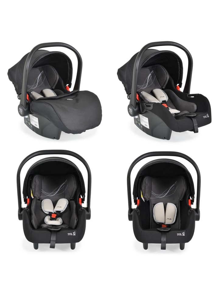Moni Babyschale i-Size (40 - 87cm)  in schwarz günstig kaufen onesize