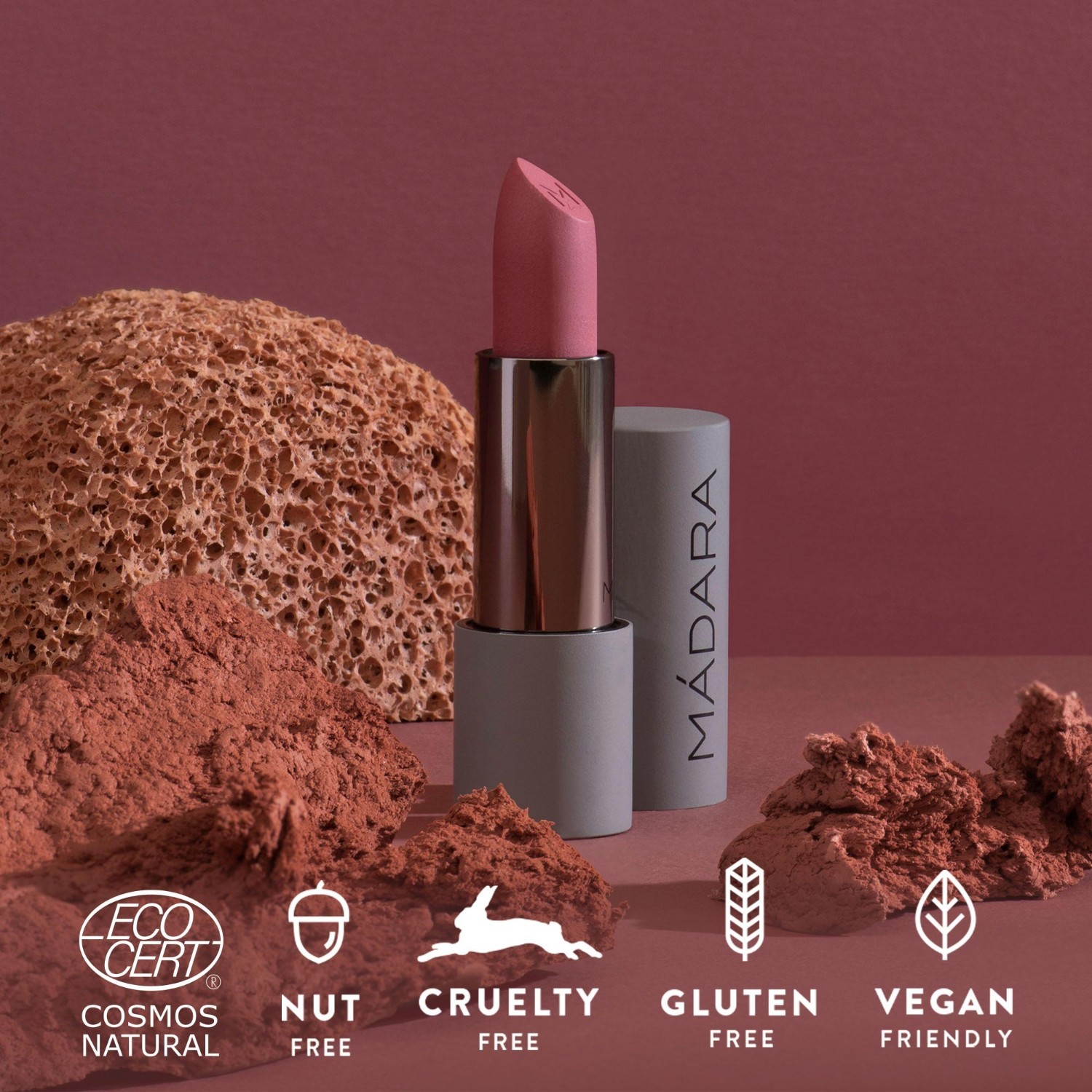 MÁDARA Matte Cream Lipstick