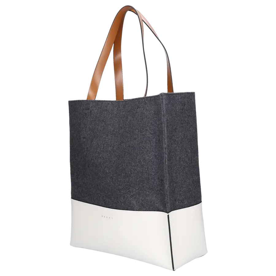 Marni - Shopper SHMPV0 Filz - grau