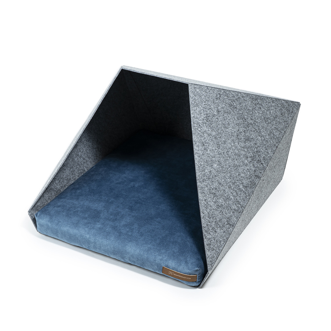 Rexproduct Hundehöhlen Rexproduct PetPocket hellgrau blau