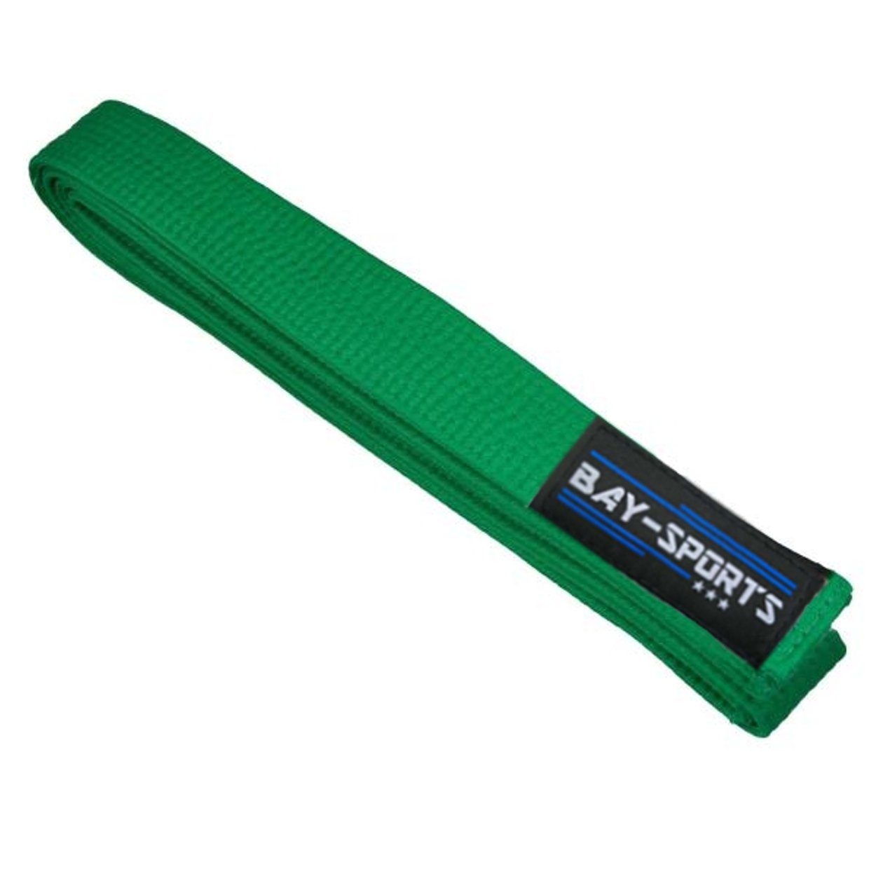 BAY-Sports Karateanzug Budogürtel Karategürtel Kampfsportgürtel grün Budogürtel grün, Judogürtel, Taekwondogürtel, Länge 160 cm - 350 cm
