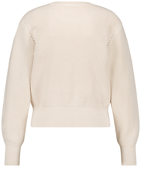Pullover aus Baumwoll-Rippstrick