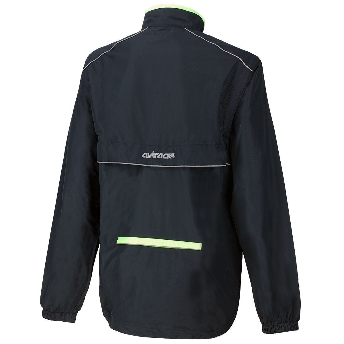 Airtracks Fahrradjacke Herren Fahrradjacke - Fahrradweste leichte Radjacke mit abnehmbaren Ärmel,  S M L XL XXL XXXL