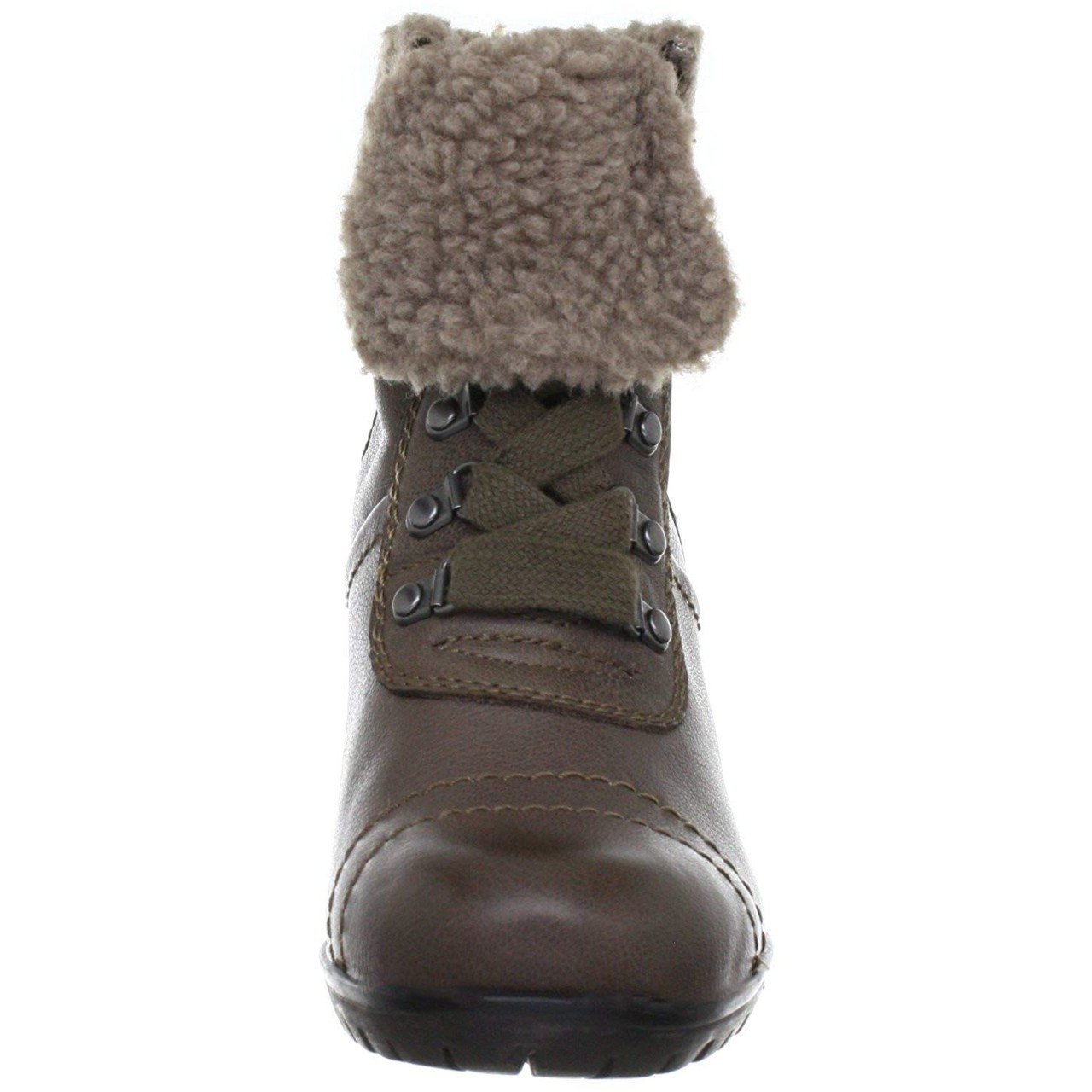 JANA Schnür-Stiefeletten braun
